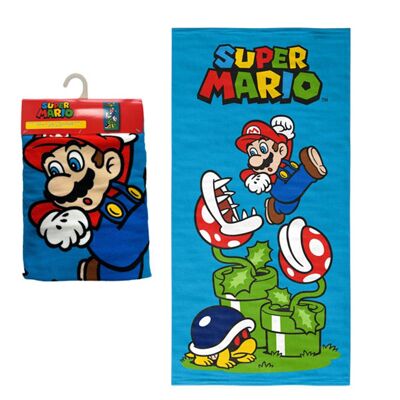 Mario Nintendo Beach Towel 70 x 140 Cm 100% Microfiber