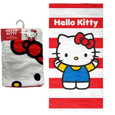 Hello Kitty Beach Towel 70 x 140 Cm 100% Microfiber