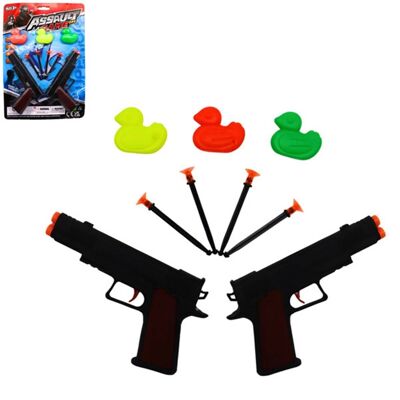 Blister 2 Pistolas Flecha 15 Cm con Patos
