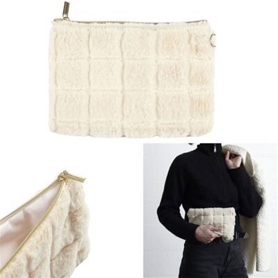 Fluffy Faux Fur Pouch