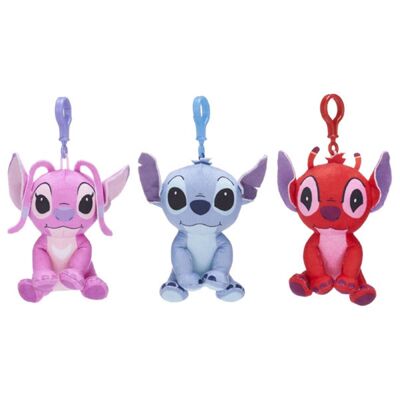 Portachiavi Stitch Peluche 3 Assortimenti 12 Cm