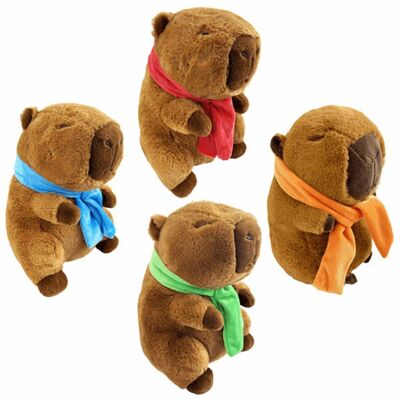 Capybara avec Echarpe 55 CM 4 ASS.