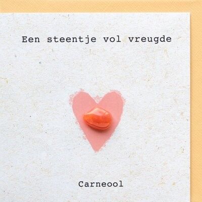 Edelsteen kaart Carneool