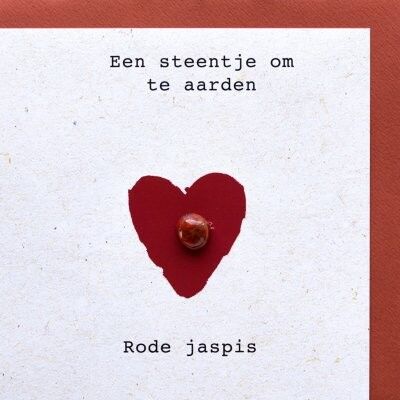 Edelsteen kaart Rode jaspis