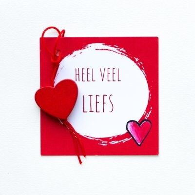 graphic kaartje heel liefs