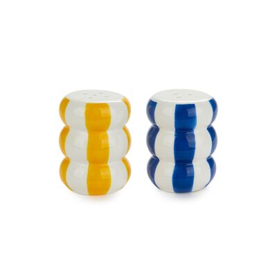 Set sal & pimienta Floats amarillo/azul