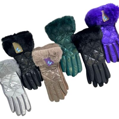 Beautiful Women's Gloves with Fur and Great Quality