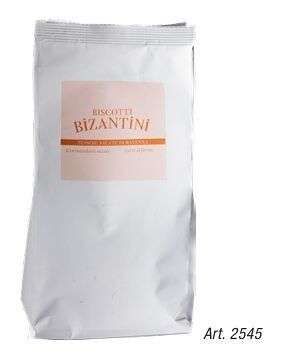 Biscotti Bizantini salati biologici artigianali sottili a forma di tessera al gusto mandorla 400g formato HORECA