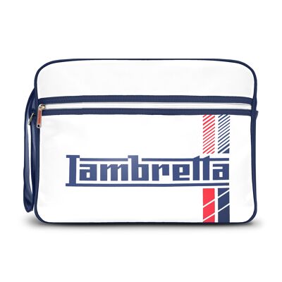 Bolsa de vuelo Racing Stripe blanca