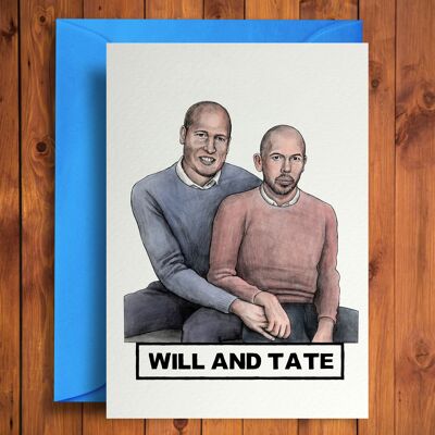 Will and Tate - Funny Birthday Card