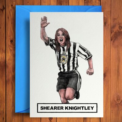 Shearer Knightley - Divertente biglietto di auguri di compleanno