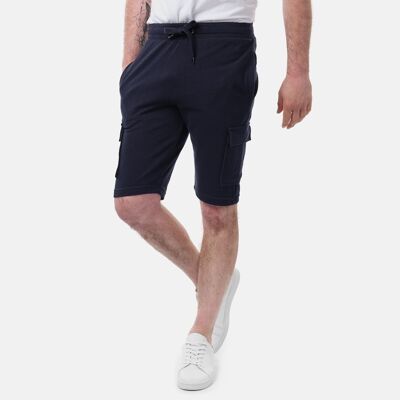 Pantalones cortos cargo de piqué CARGEL - Azul marino - Paquete de 6 (tallas S-XXL surtidas)