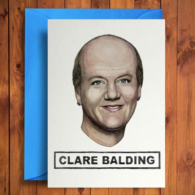 Clare Balding - Divertente biglietto di auguri di compleanno