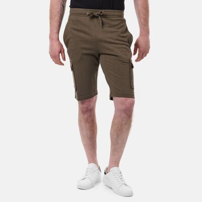 Pantalones cortos cargo de piqué CARGEL-KAKI - Paquete de 6 (tallas S-XXL surtidas)