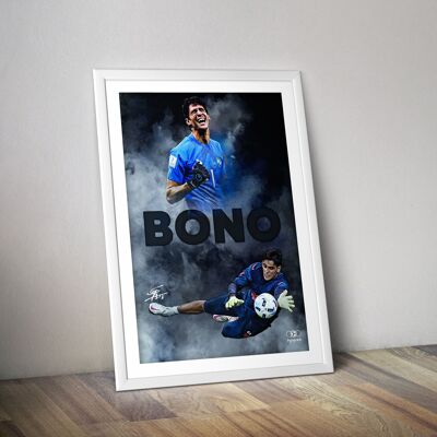 Bono Yassine Bounou Poster - Goalkeeper Football Poster