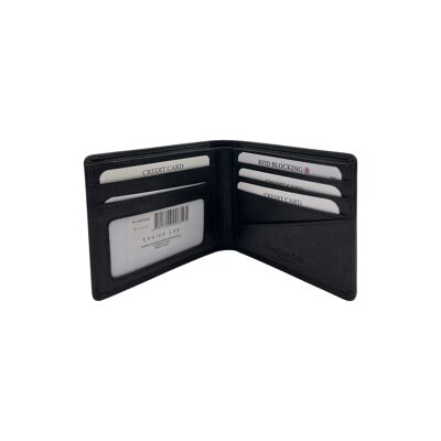 PAUL WILD LEATHER CARD HOLDER BLACK