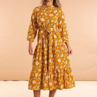 Golden Tulip Cotton Dress