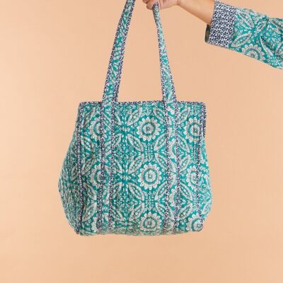 Mediterranean Mosaic Tote Bag