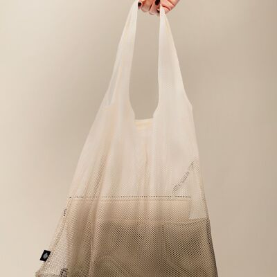 Borsa a rete Sabbia Crema