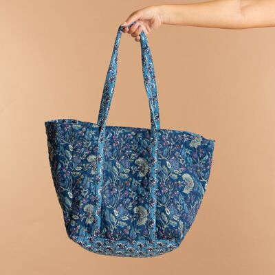 Blue Lagoon Cotton Tote Bag