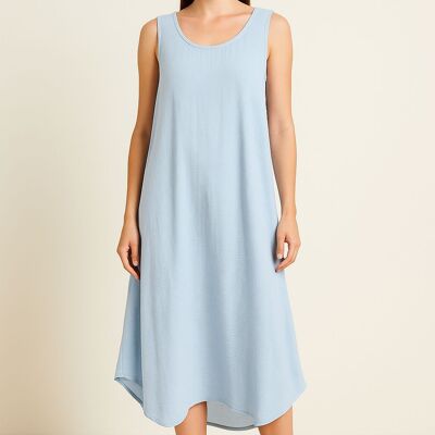 PLAIN SLEEVELESS DRESS