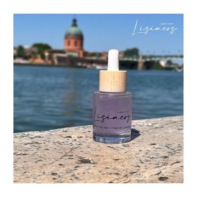 Anti-aging serum with lavender water