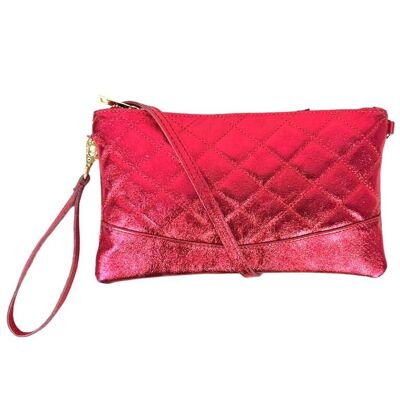 Sac à main en cuir pour femme avec effet brillant. Ventes