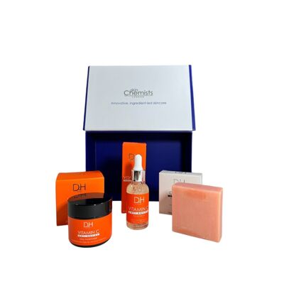 Coffret cadeau de soins anti-âge du matin à la vitamine C Dr H
