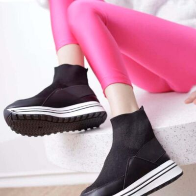 Super Promo platform sock sneaker
