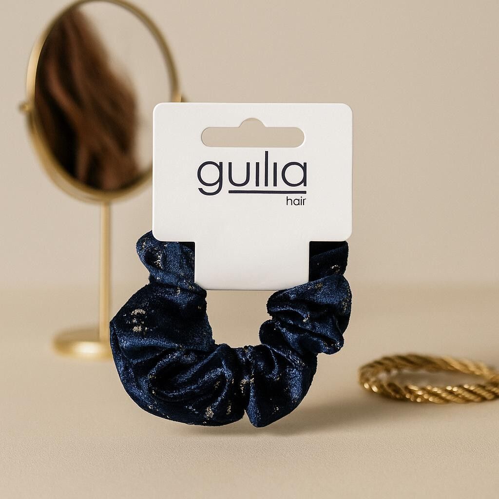 Mix of various trendy Guilia hair accessories - Hair clips, hair ties, scrunchies