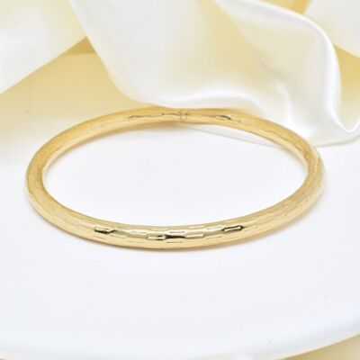 Stainless Steel Bangle Bracelet - BR110317