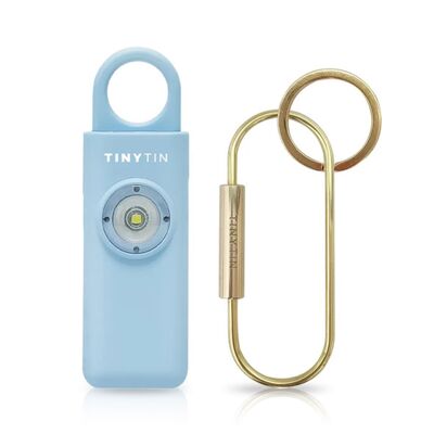 TinyTin - Azul China - Alarma de seguridad personal - Alarma de 130 dB - Accesorios de moda