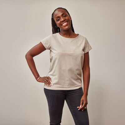 Lily nursing shirt made of organic cotton