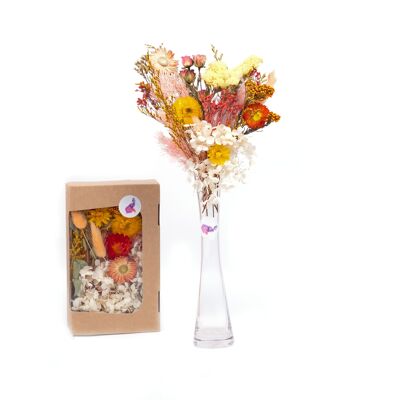 Box with dried flowers - Random mix