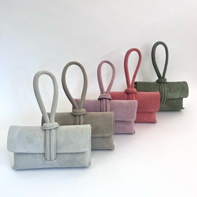 Bolso de hombro Loes | 100% gamuza | Varios colores