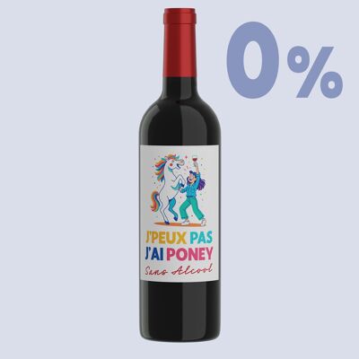 Alcohol-free - I can't, I have a pony - Alcohol-free red wine