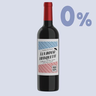 Alcohol-free - A la Bonne Franquette - Alcohol-free red wine