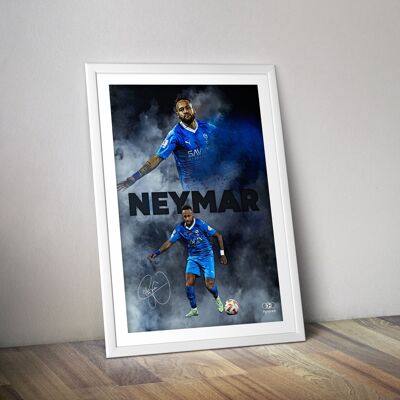 Poster Neymar da Silva Santos Júnior known as Neymar - Football poster