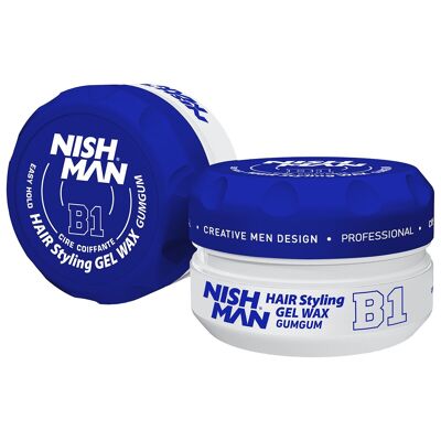 Nishman Hair Styling Aqua Gel Wax B1 Gumgum