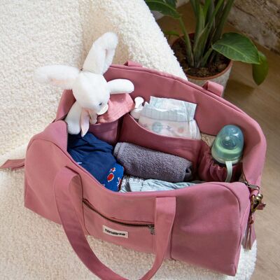 Basile Blush Pink Diaper Bag