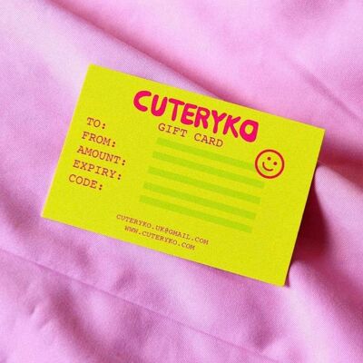 Buono regalo Cuteryko