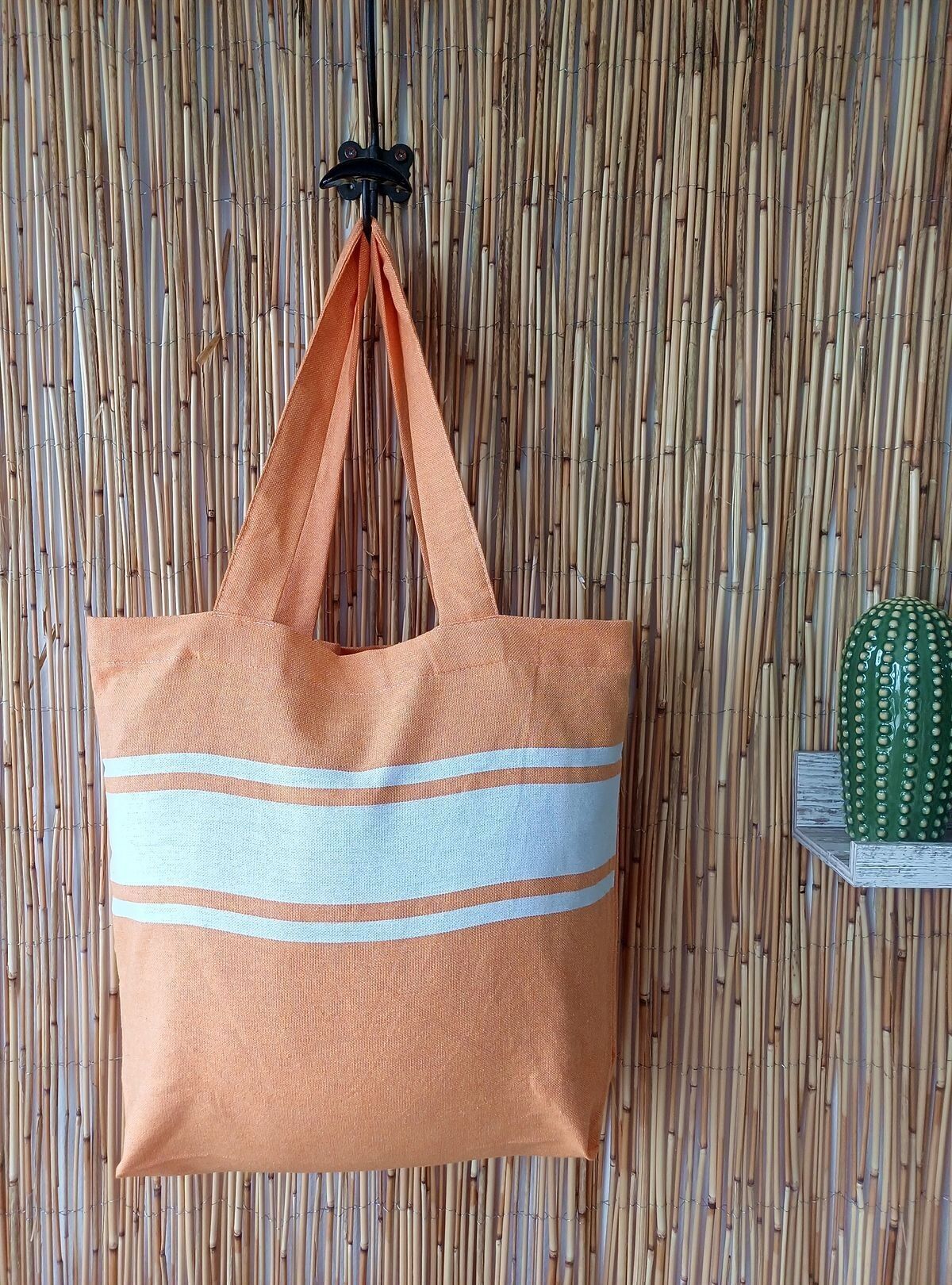 Borsa in tessuto 100% cotone - Carota