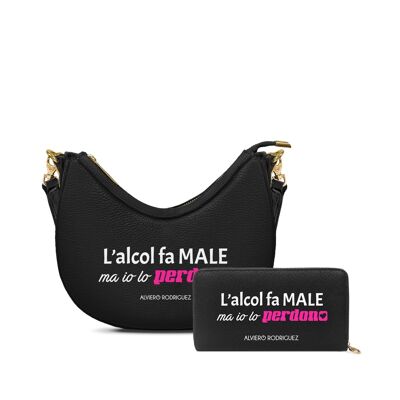 Promo Bella y Zip Wallet El alcohol es malo