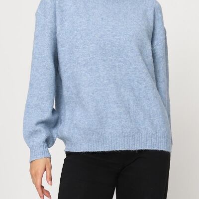 Soft Plain Sweater – Round Neck & Long Sleeves