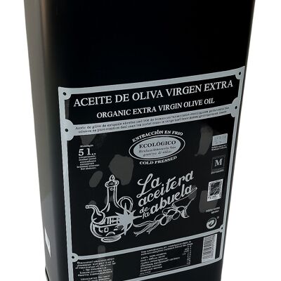 Bag in box 3L organic EVOO of the Cornicabra and Picual varieties