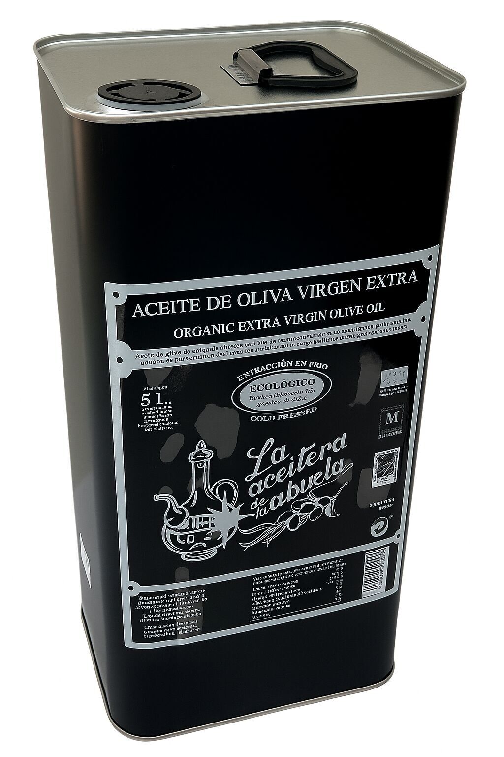 Huile d'olive bio variété Cornicabra et Picual en bag in box 10L