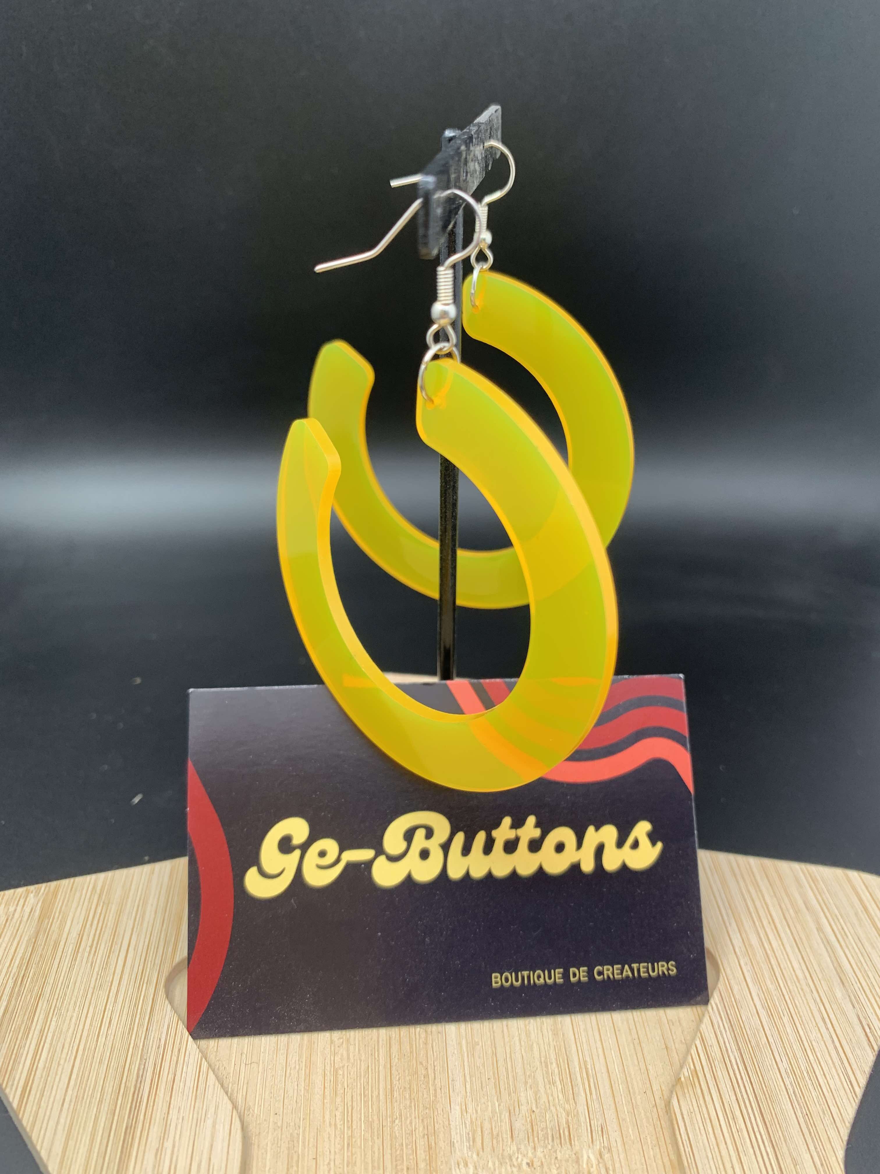 GRACE Yellow Earrings