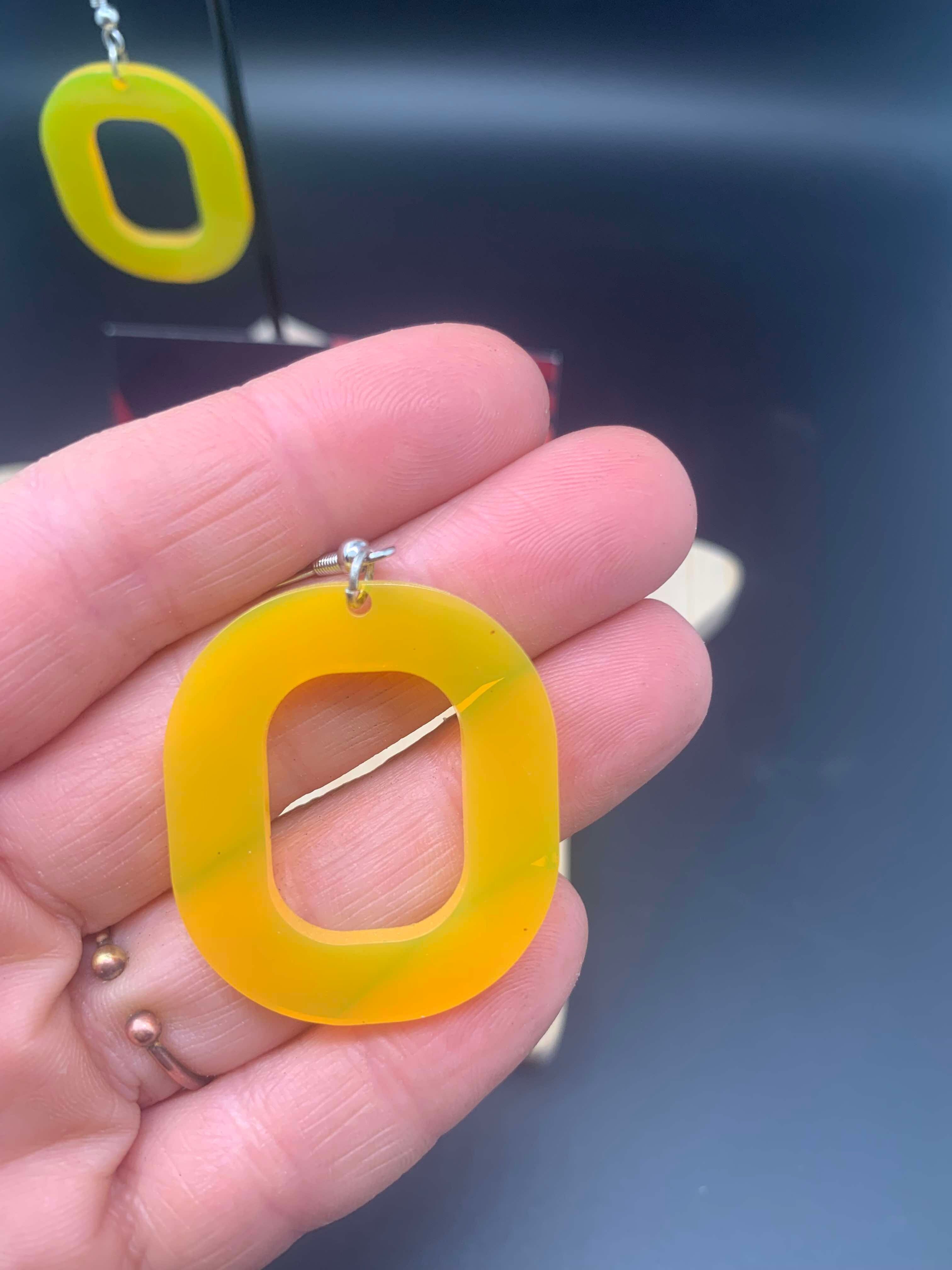 AGATHE Yellow earrings