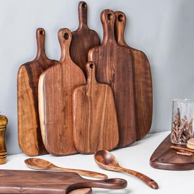 Premium Walnut Wood Cutting Boards – 100% Handmade in Morocco
