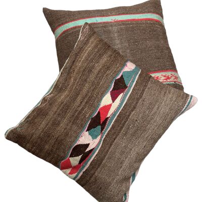 ZIGHZAGH Wool Upcycled Cushions 50/50